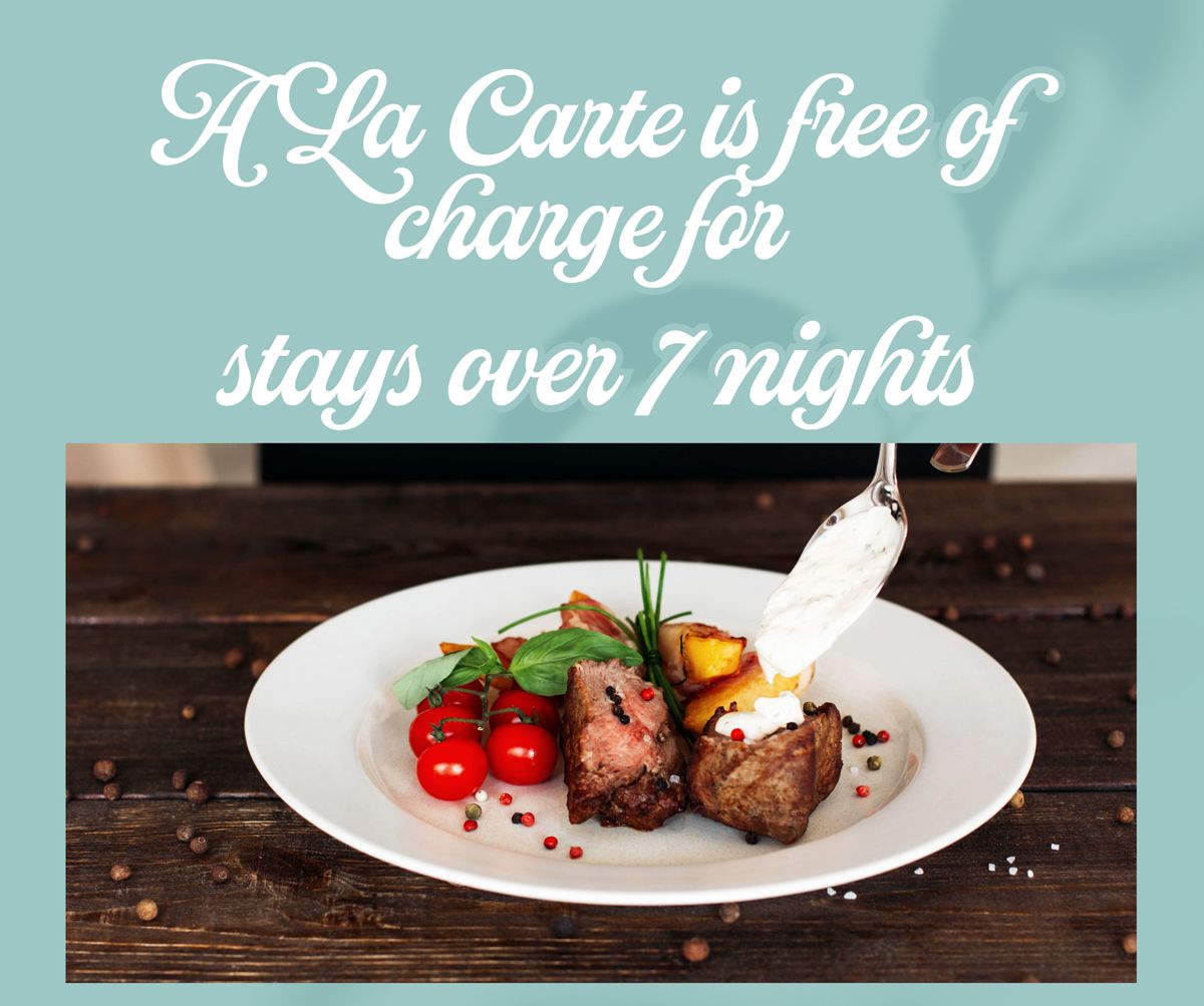 Exclusive Dining Experience for Guests Staying 7 Nights or More!